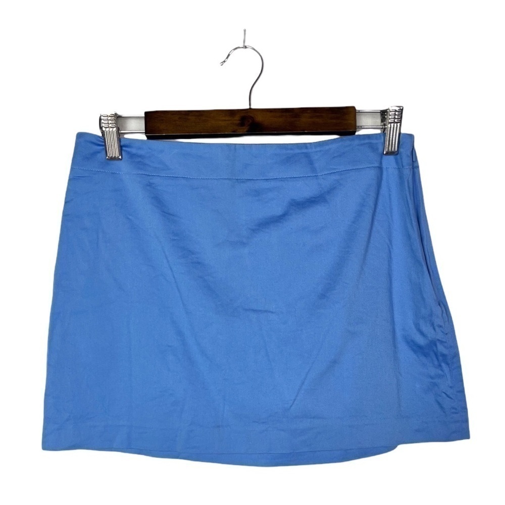 Express‎ Light Blue Y2K 90s Zip Side Mini Skirt 9/10